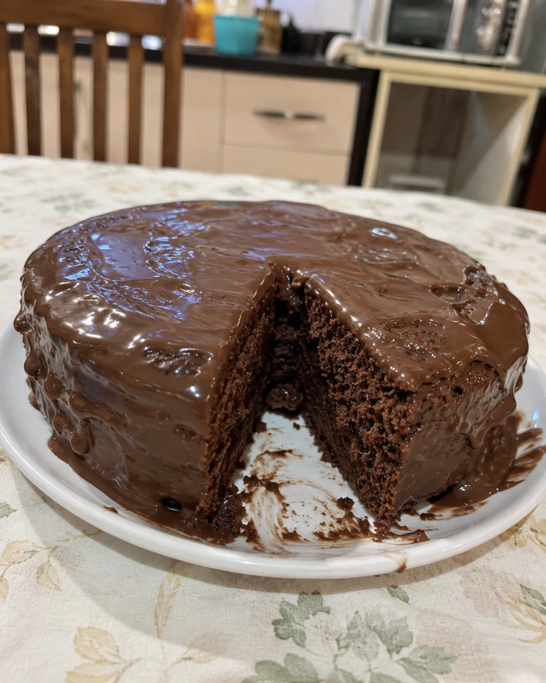 Bolo de chocolate leve