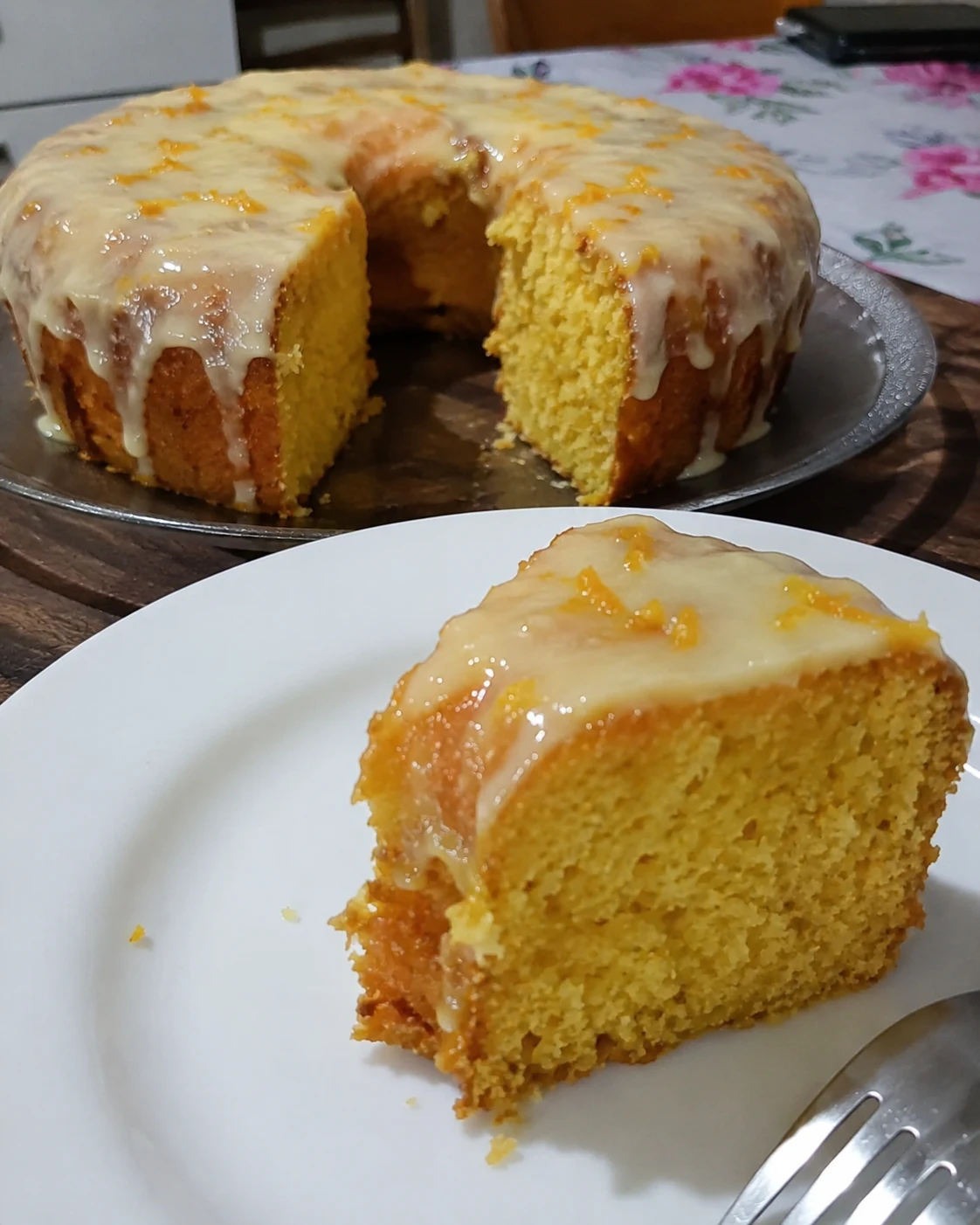Bolo de laranja fofinho