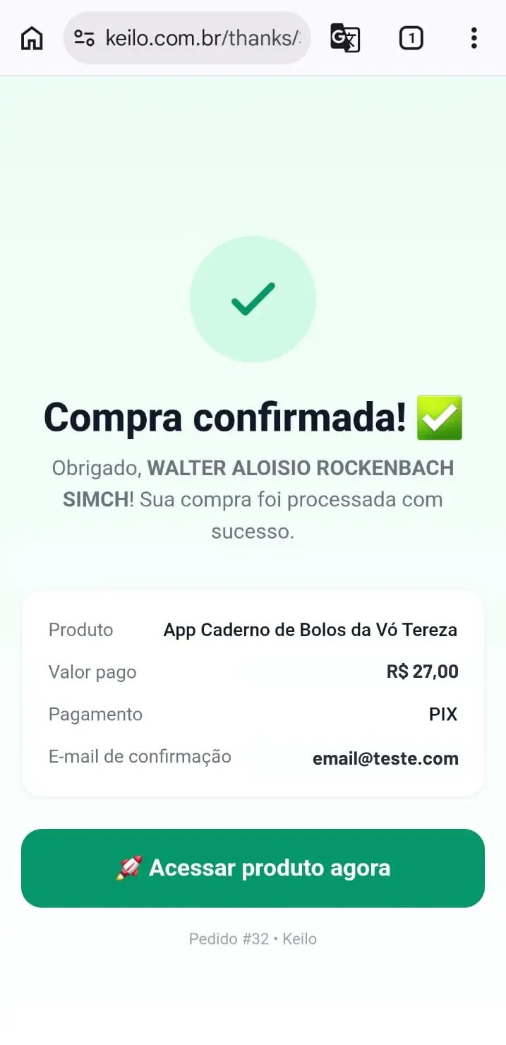 Compra aprovada — acesso imediato